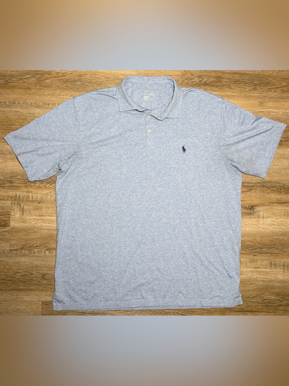 Ralph Lauren Heather Light Blue Polo Shirt